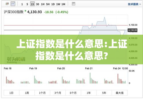 上证指数是什么意思:上证指数是什么意思?