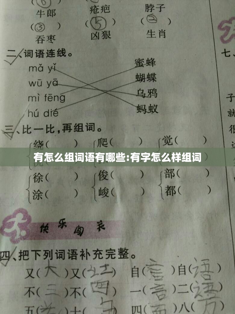 有怎么组词语有哪些:有字怎么样组词