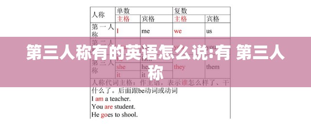 第三人称有的英语怎么说:有 第三人称