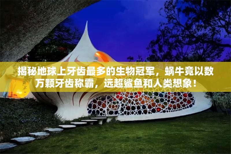 揭秘地球上牙齿最多的生物冠军，蜗牛竟以数万颗牙齿称霸，远超鲨鱼和人类想象！