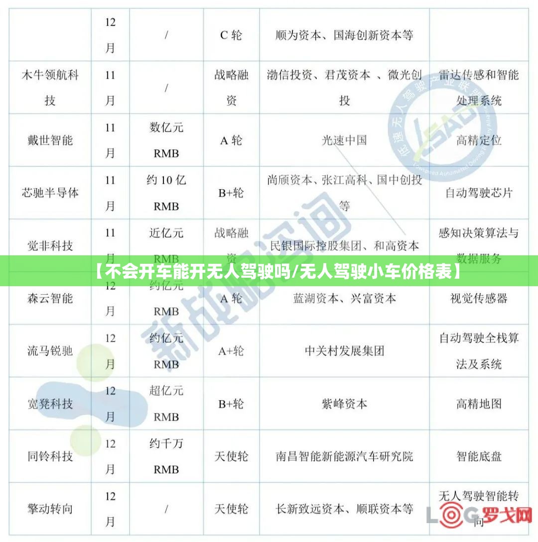 【不会开车能开无人驾驶吗/无人驾驶小车价格表】