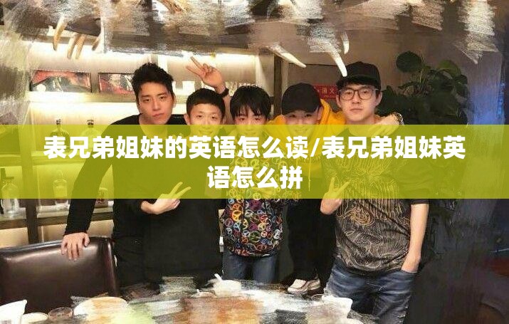 表兄弟姐妹的英语怎么读/表兄弟姐妹英语怎么拼