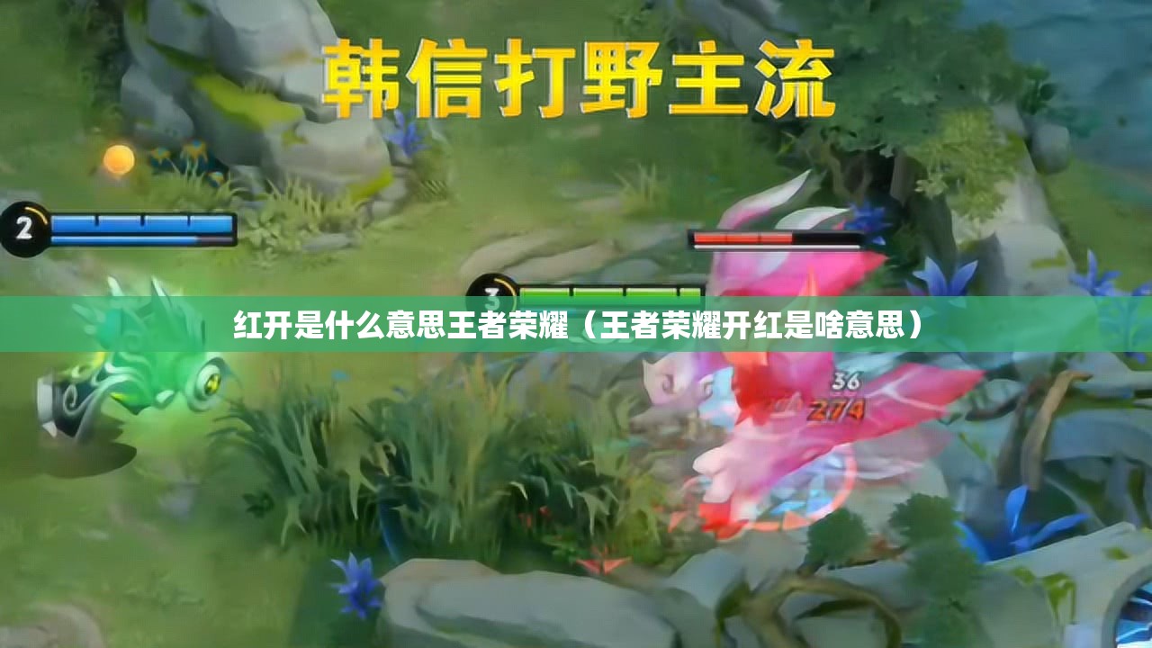 红开是什么意思王者荣耀（王者荣耀开红是啥意思）