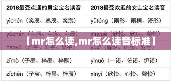 【mr怎么读,mr怎么读音标准】