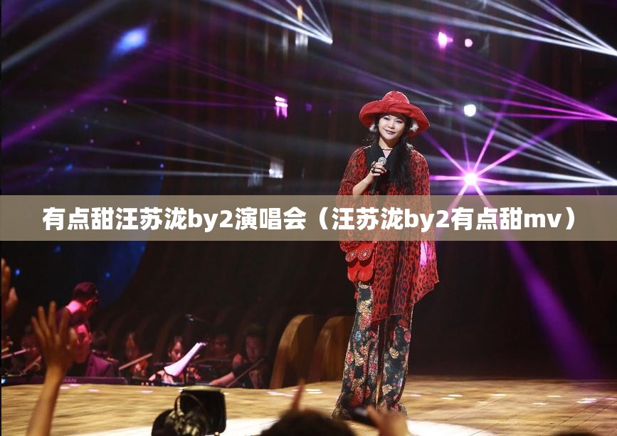 有点甜汪苏泷by2演唱会（汪苏泷by2有点甜mv）