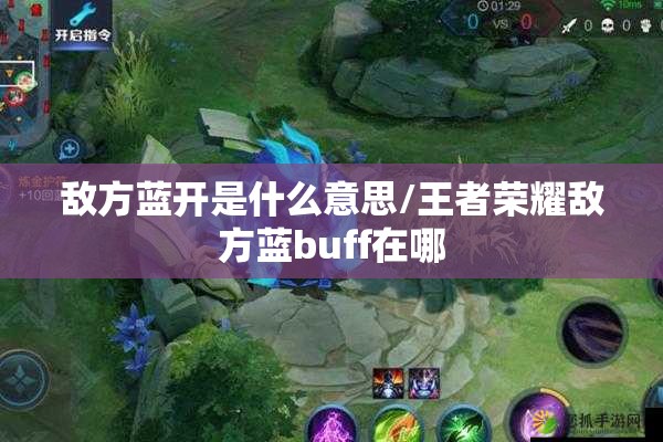 敌方蓝开是什么意思/王者荣耀敌方蓝buff在哪