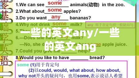 一些的英文any/一些的英文ang