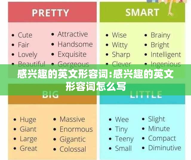 感兴趣的英文形容词:感兴趣的英文形容词怎么写