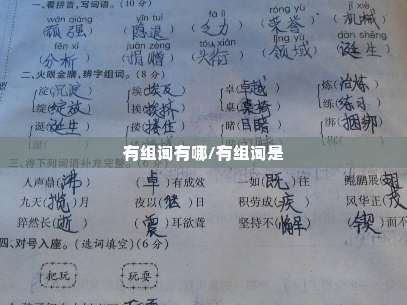有组词有哪/有组词是