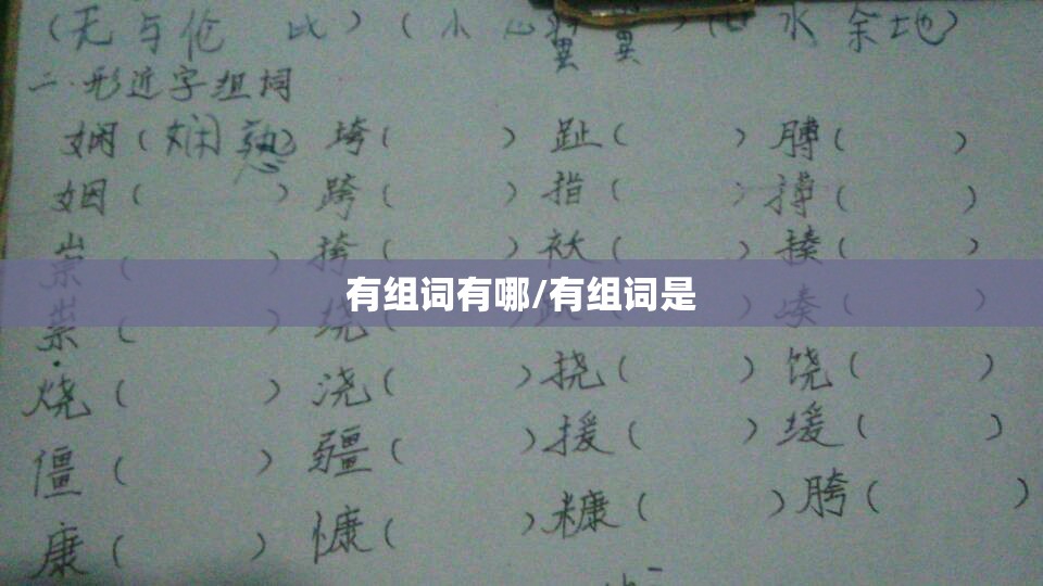 有组词有哪/有组词是