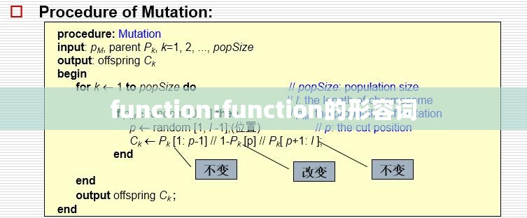 function:function的形容词