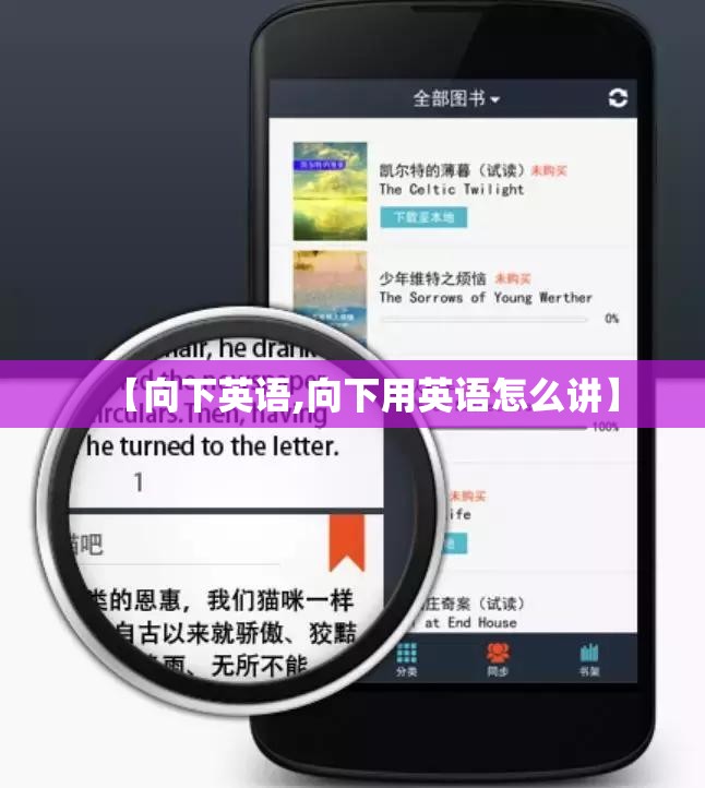 【向下英语,向下用英语怎么讲】