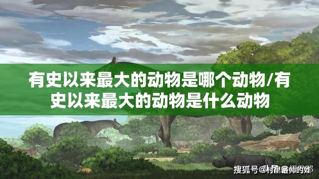 有史以来最大的动物是哪个动物/有史以来最大的动物是什么动物