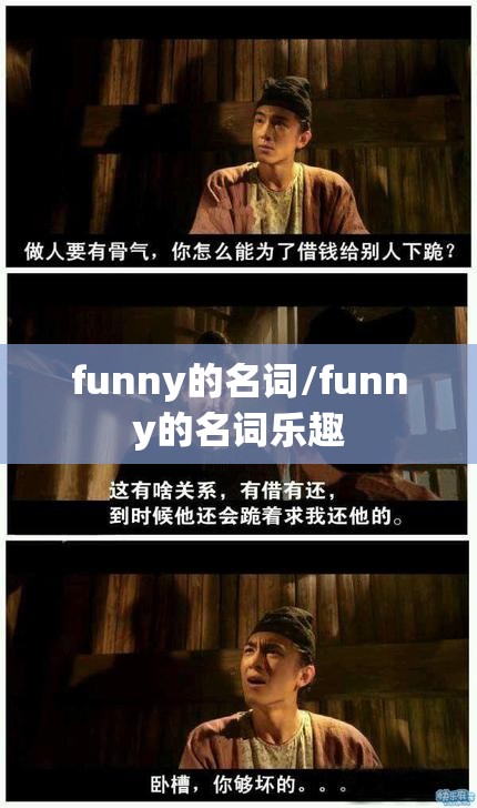 funny的名词/funny的名词乐趣