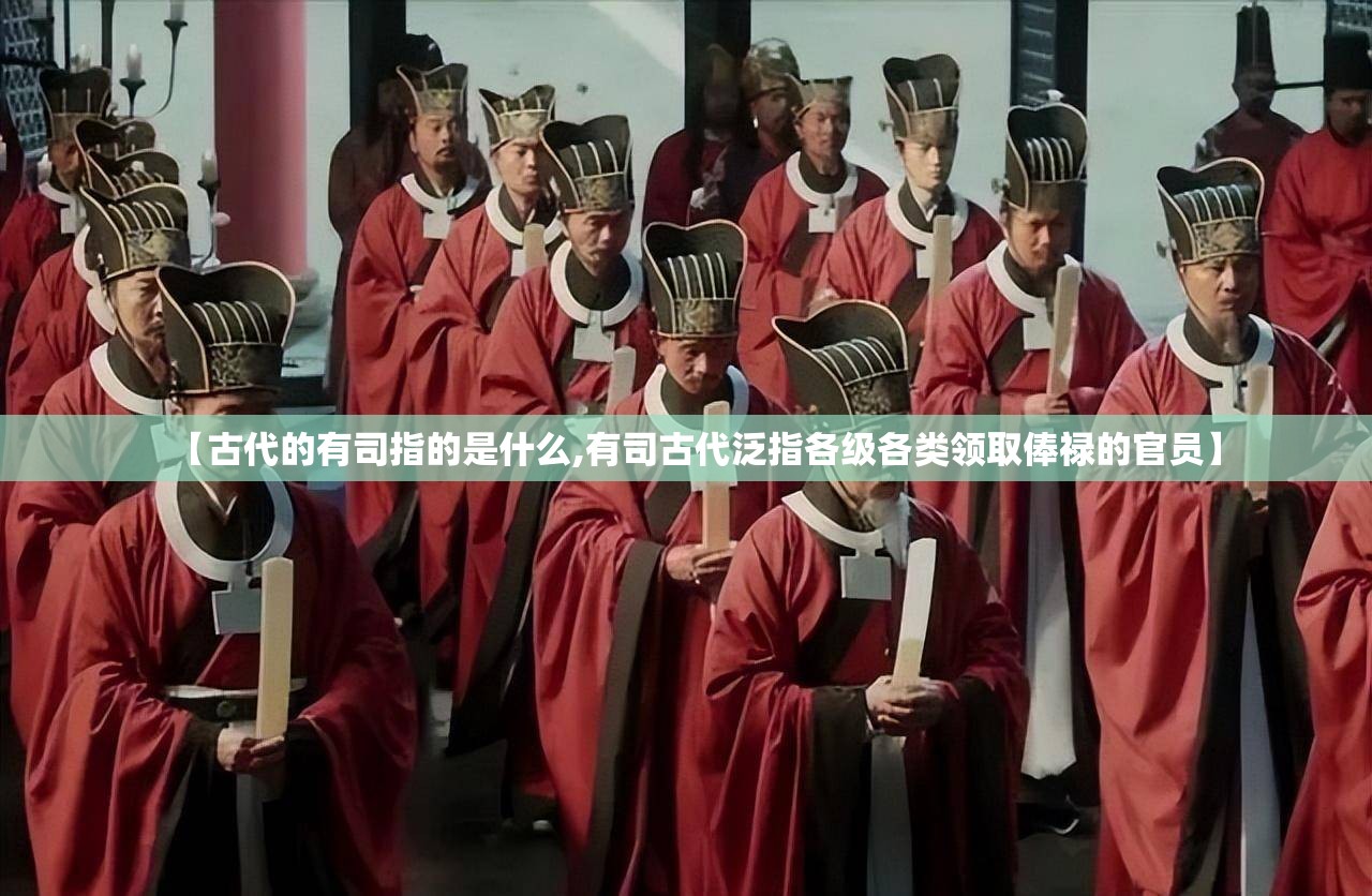 【古代的有司指的是什么,有司古代泛指各级各类领取俸禄的官员】