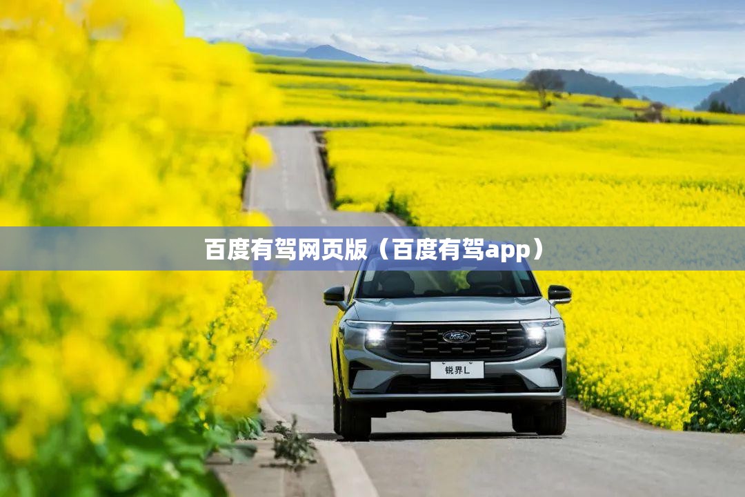 百度有驾网页版（百度有驾app）