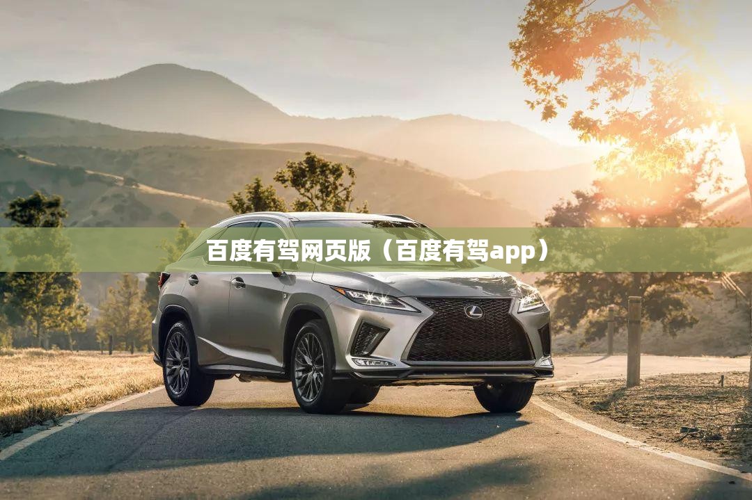 百度有驾网页版（百度有驾app）